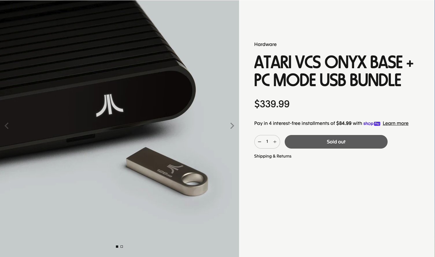 atari vcs pc mode usb